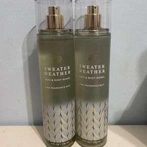 Bath and Body Works Sweater Weather Mists